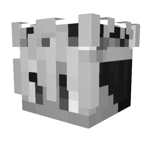 Astrayics Minecraft avatar head, 3D render