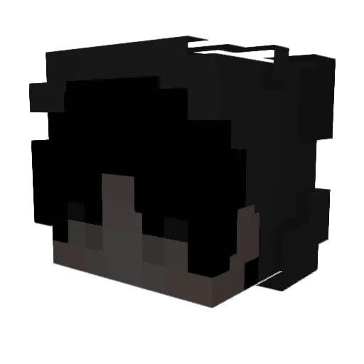 Astreal Minecraft avatar head, 3D render