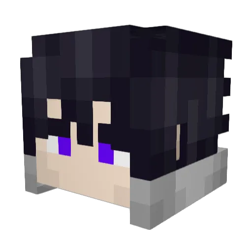 Astreck80 Minecraft avatar head, 3D render