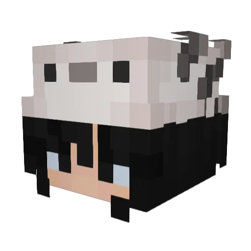 Astreea_ Minecraft avatar head, 3D render