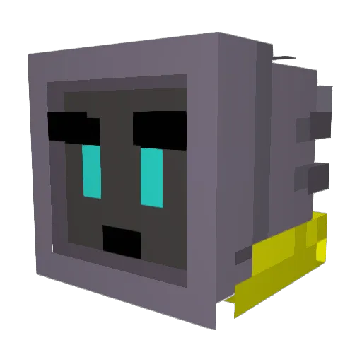 Astrialis23 Minecraft avatar head, 3D render