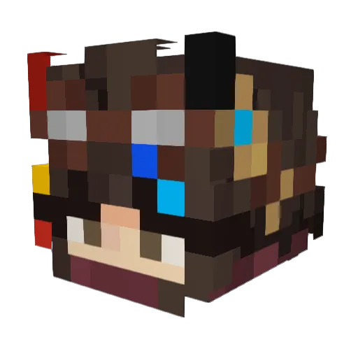 Astrical_mc Minecraft avatar head, 3D render