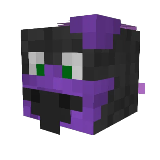 AstridBirb Minecraft avatar head, 3D render