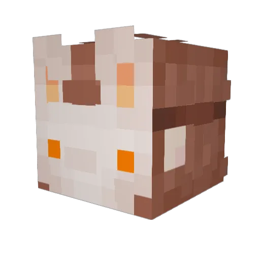 AstridPantheon Minecraft avatar head, 3D render