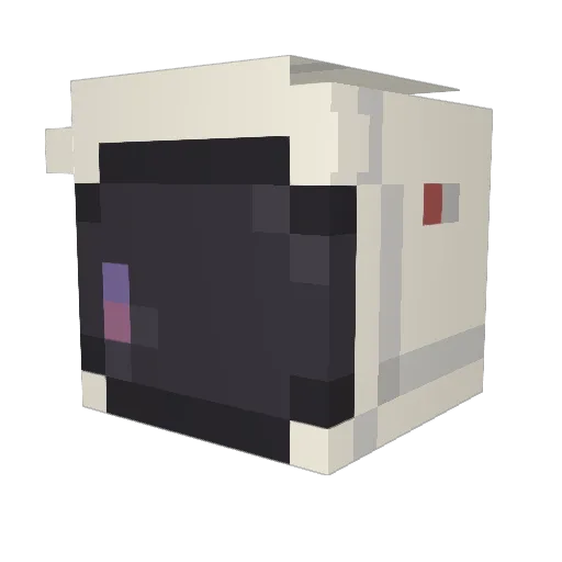 Astridot Minecraft avatar head, 3D render