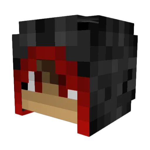Astrion20 Minecraft avatar head, 3D render
