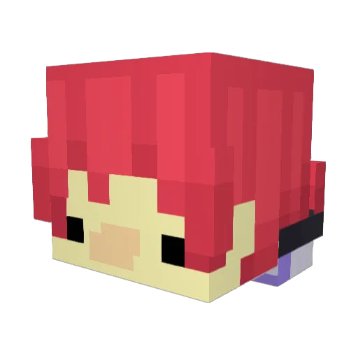 Astro1216 Minecraft avatar head, 3D render