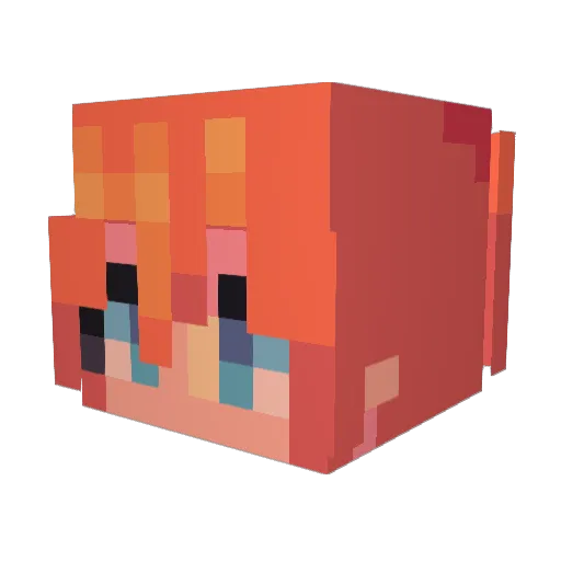 Astro3894 Minecraft avatar head, 3D render