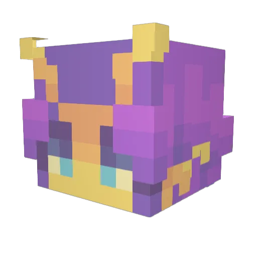 AstroBlue69 Minecraft avatar head, 3D render