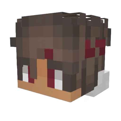 AstroIskodh Minecraft avatar head, 3D render