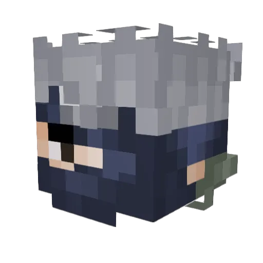 AstroJ18 Minecraft avatar head, 3D render