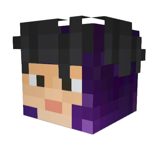 AstroJager Minecraft avatar head, 3D render
