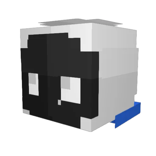 AstroLabs_ Minecraft avatar head, 3D render