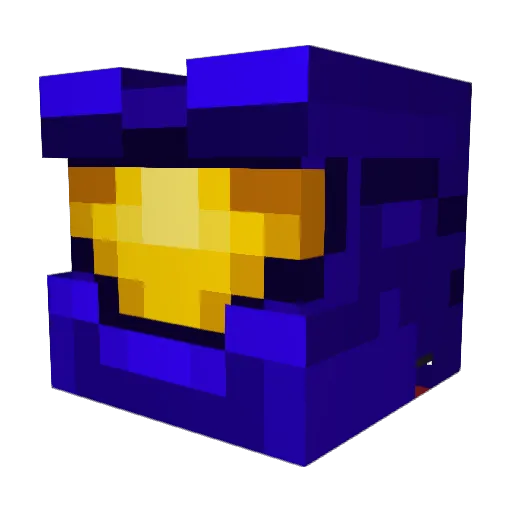 AstroPhantomZ Minecraft avatar head, 3D render