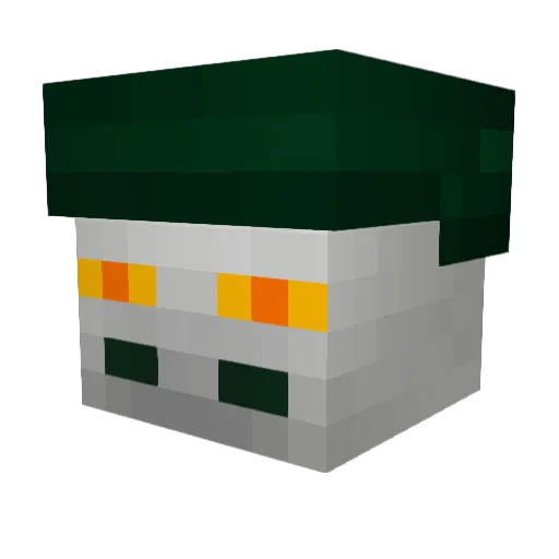 AstroPunch27 Minecraft avatar head, 3D render