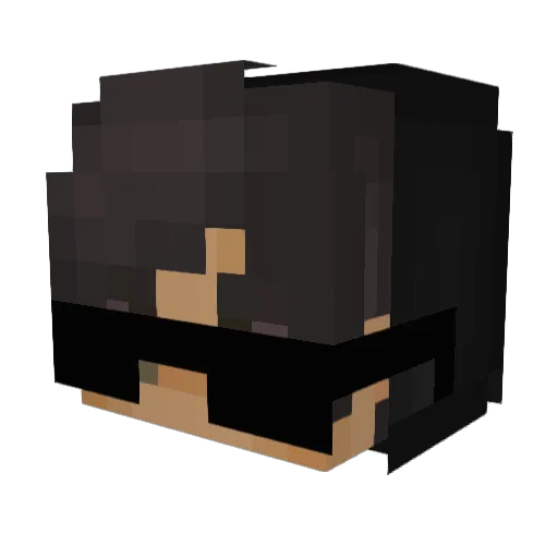 AstroTF Minecraft avatar head, 3D render