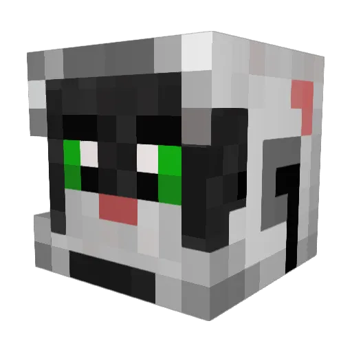 Astro_Meow Minecraft avatar head, 3D render