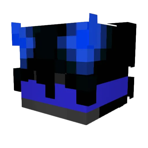 Astro_Real Minecraft avatar head, 3D render