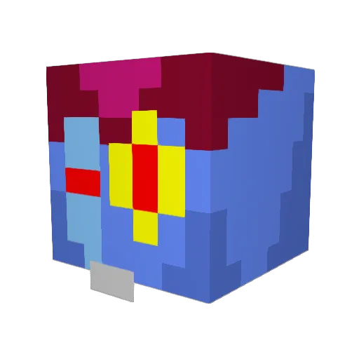 Astro_Saurus Minecraft avatar head, 3D render