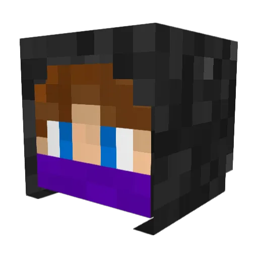 Astro_Solo Minecraft avatar head, 3D render