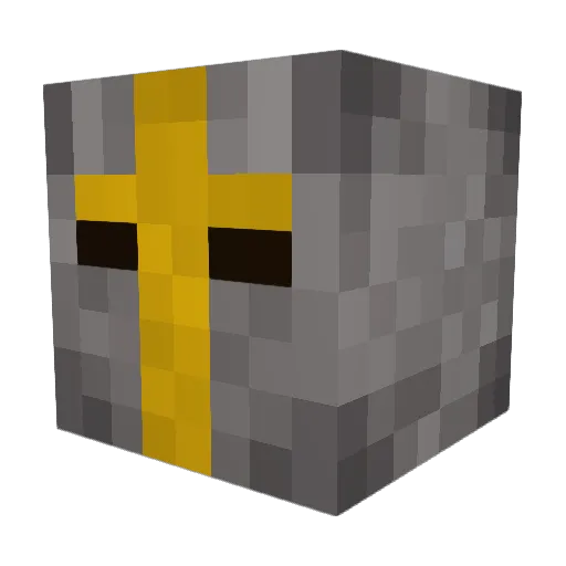 Astrocist Minecraft avatar head, 3D render