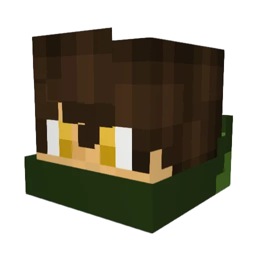 Astrodude32 Minecraft avatar head, 3D render