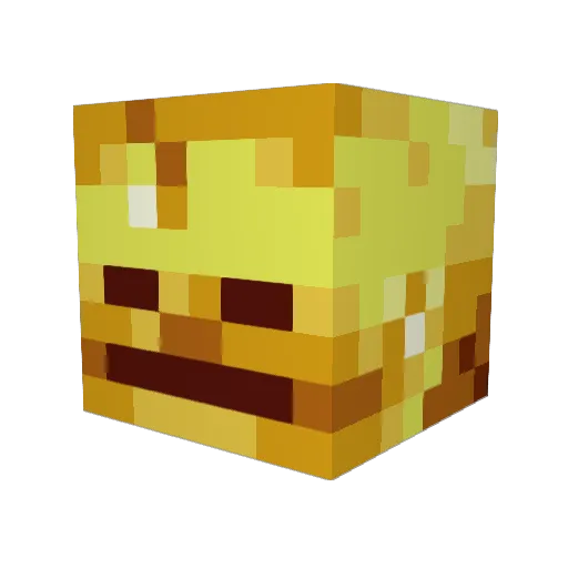 Astrog7 Minecraft avatar head, 3D render