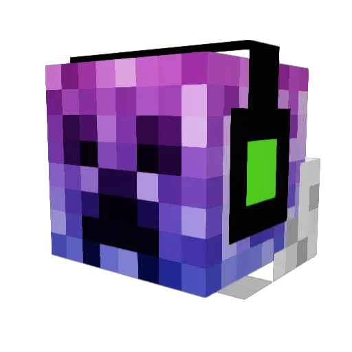 Astroidlime999 Minecraft avatar head, 3D render