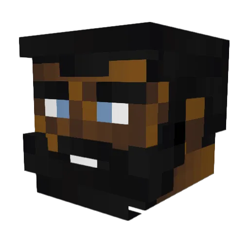 Astroman2050 Minecraft avatar head, 3D render