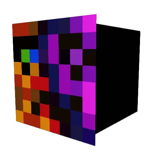 AstromaniaKing5 Minecraft avatar head, 3D render