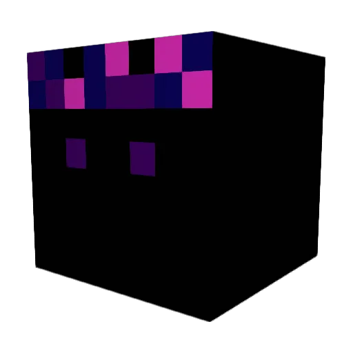 Astromnia Minecraft avatar head, 3D render