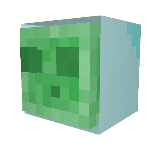 Astroneer_Ready Minecraft avatar head, 3D render