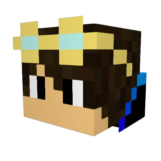 Astronomy423 Minecraft avatar head, 3D render