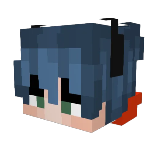 Astropasd Minecraft avatar head, 3D render