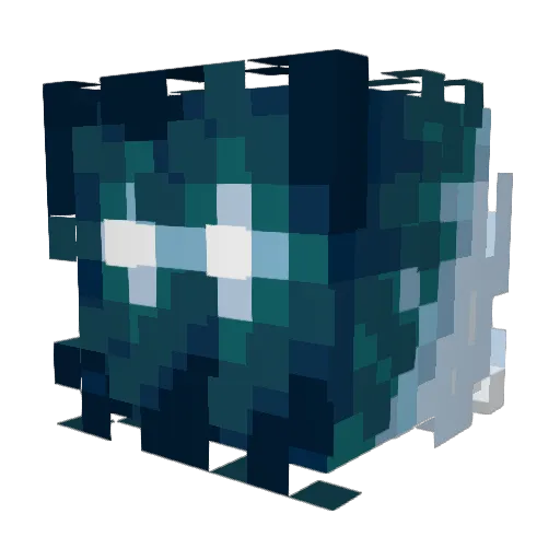 Astrotear Minecraft avatar head, 3D render