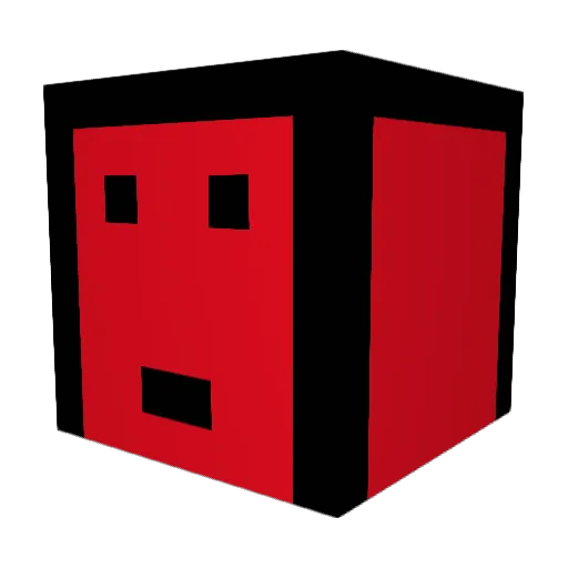 Astrrra Minecraft avatar head, 3D render