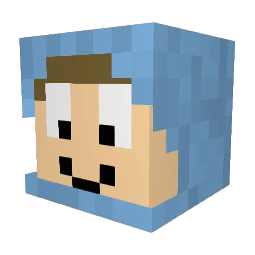 Astrum_Aureus06 Minecraft avatar head, 3D render