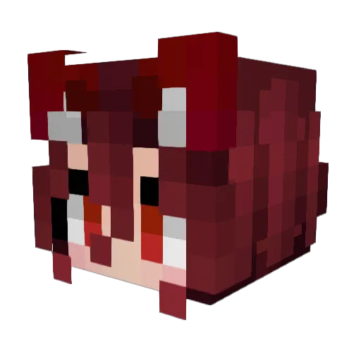 Astrumm_ Minecraft avatar head, 3D render