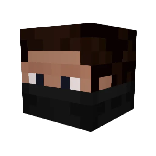 AstuteNox Minecraft avatar head, 3D render