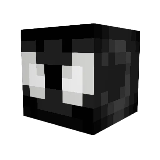 AsumeDisaster Minecraft avatar head, 3D render