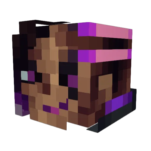Asus_fxxx Minecraft avatar head, 3D render