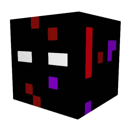 Asushuman Minecraft avatar head, 3D render