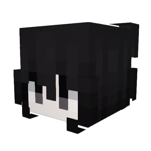 Asuxtyezz Minecraft avatar head, 3D render