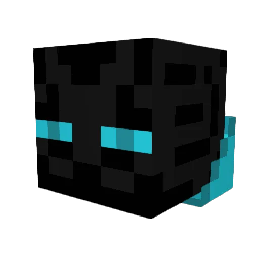 Asylio Minecraft avatar head, 3D render
