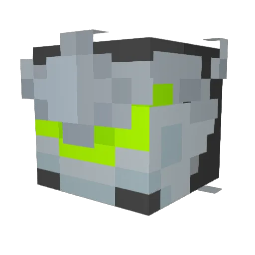 Asylum6554 Minecraft avatar head, 3D render