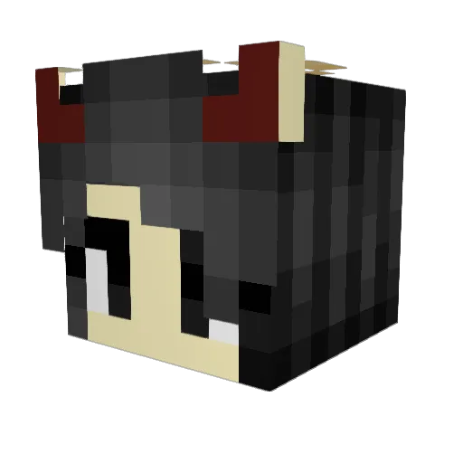 AsylumAlice13 Minecraft avatar head, 3D render