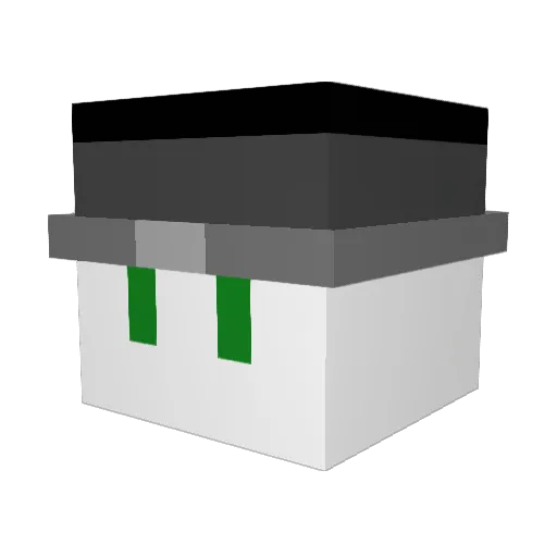 AsyncAce Minecraft avatar head, 3D render
