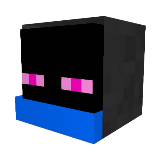 Aszendent Minecraft avatar head, 3D render