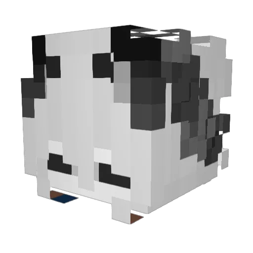 Aszlii_ Minecraft avatar head, 3D render