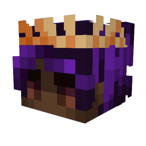 AszndSnake Minecraft avatar head, 3D render